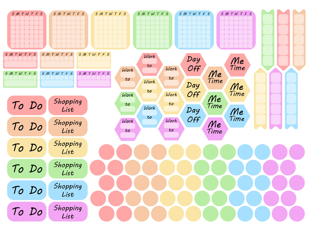 Habit Tracker Stickers